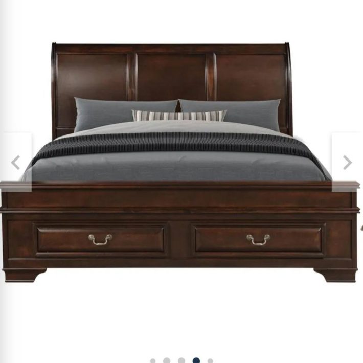 CAMA KING DE ESTRUCTURA CAFÉ